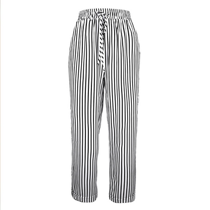Selene - Lässige gestreifte lange Hose