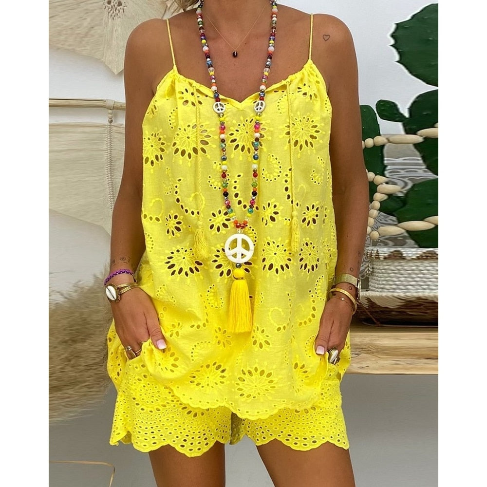 Nicole Set | Spitze Twin Set