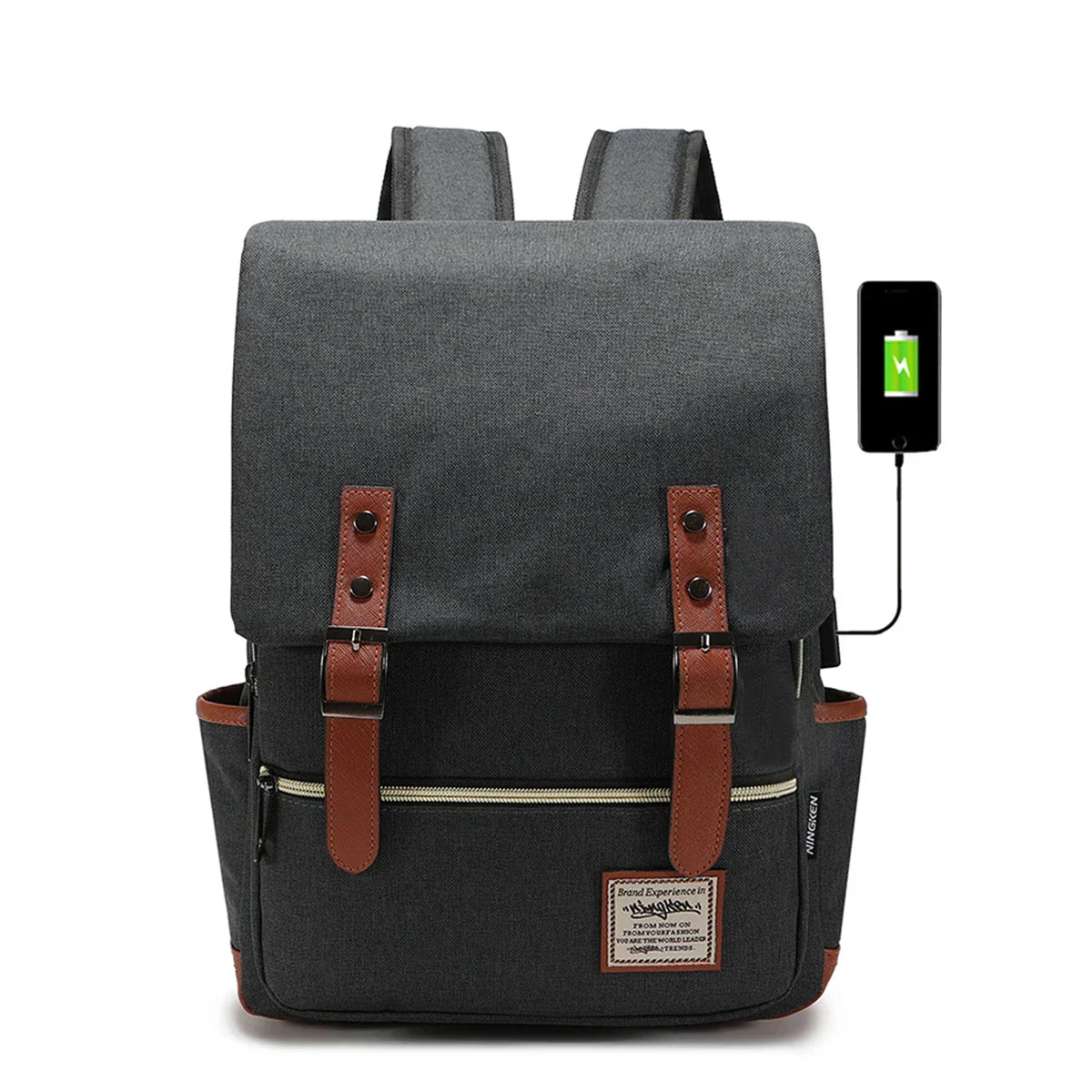 Allen | Vintage Casual Schule Reisen Laptop Rucksack