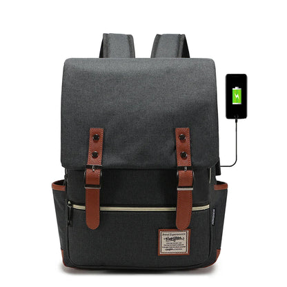 Allen | Vintage Casual Schule Reisen Laptop Rucksack