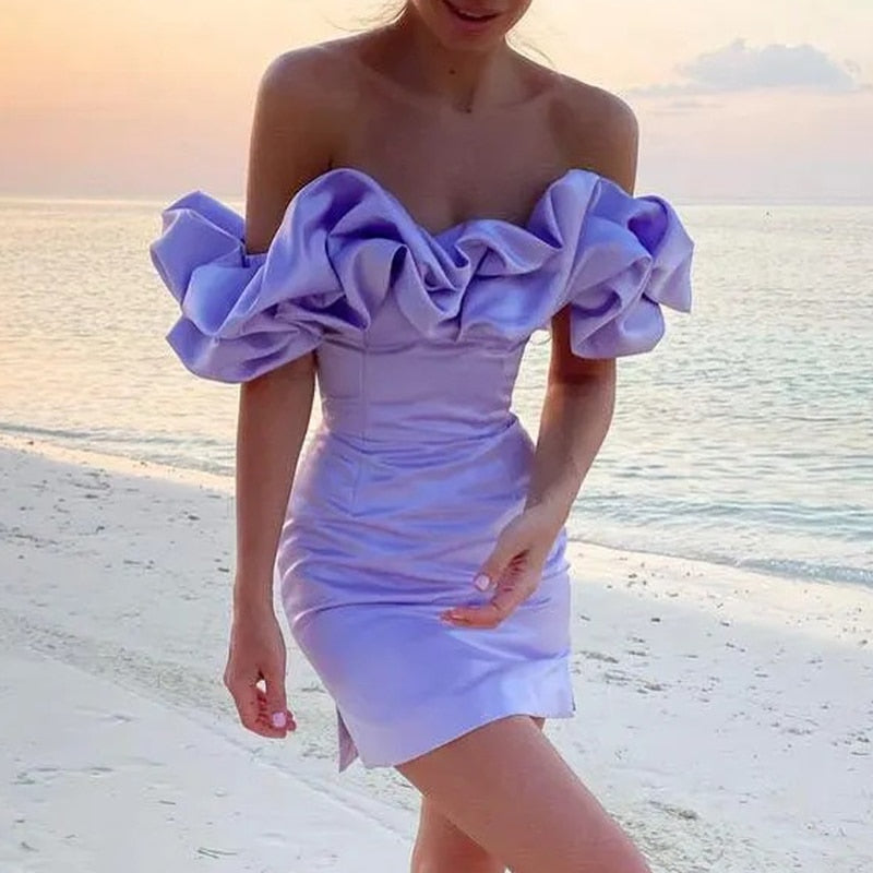 Off-Shoulder-Kleid