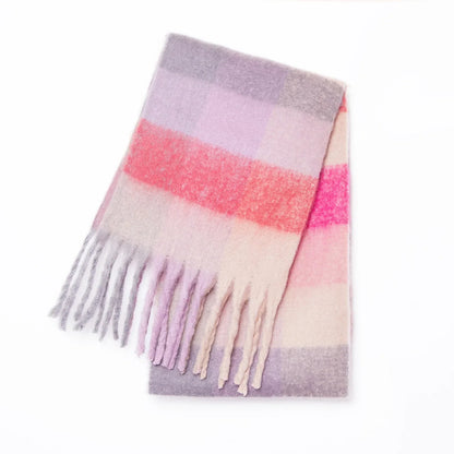 Scarvello | Dicker warmer gestreifter Winterschal