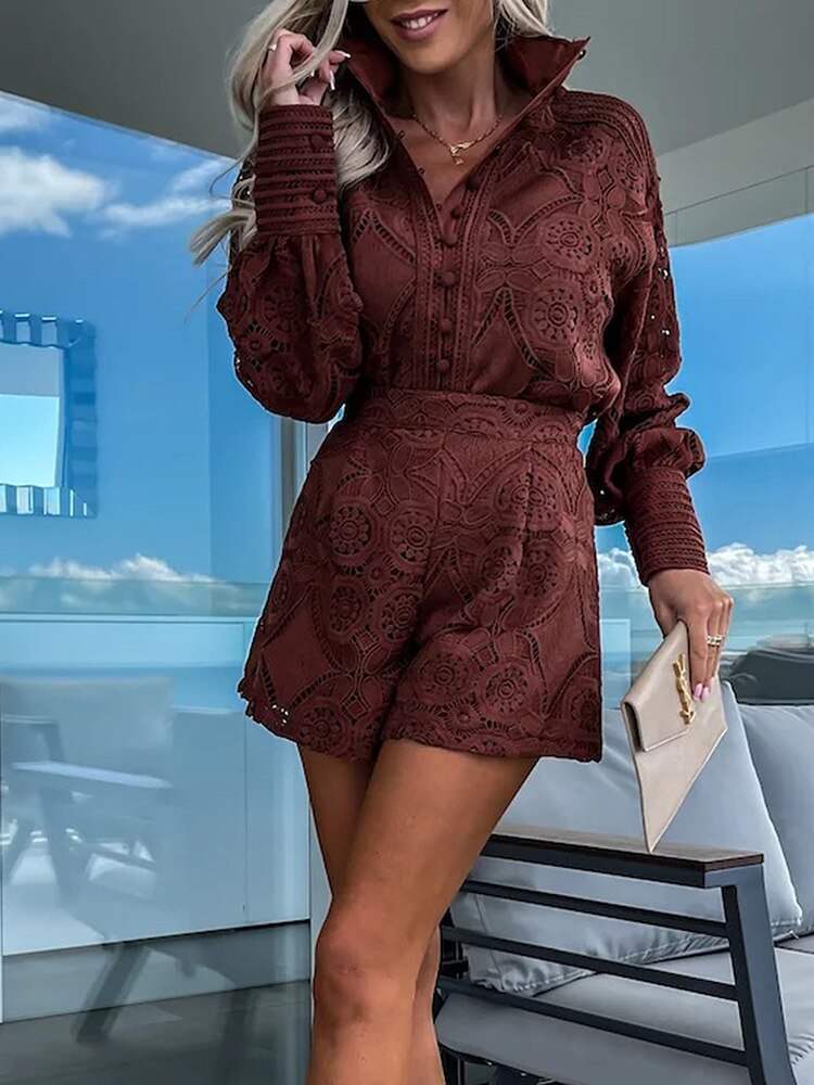 Spitzen-Set - Romantische Eleganz - Schöne Spitze - Perfekt für Hochzeiten und Galas