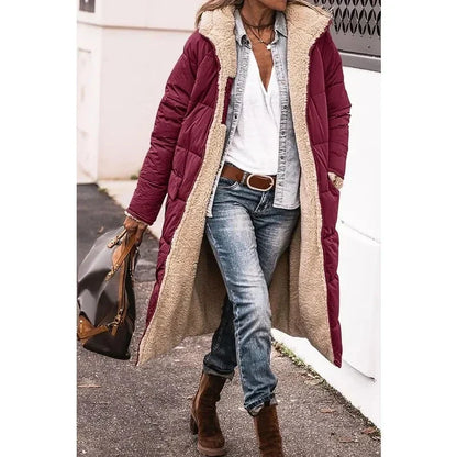 Emerald™ | Kuschelige Daunenjacke mit Lammfellfutter