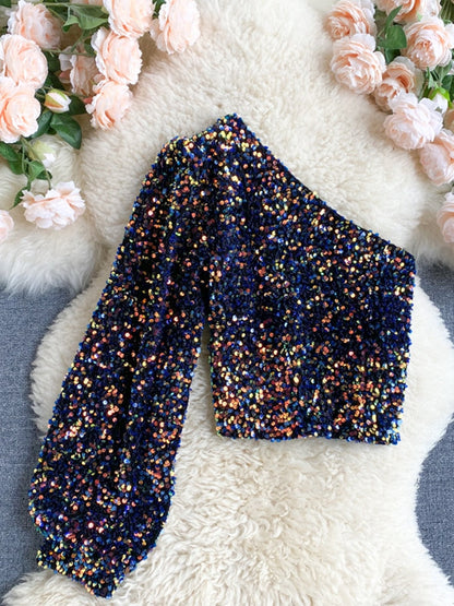 Elize Glitter Top | Wunderschön durch die Nacht