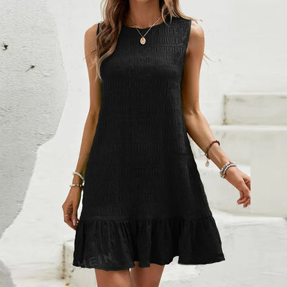 Amparo - Gesmoktes Kleid mit Rüschen