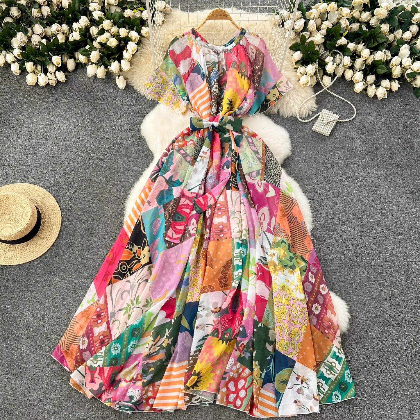 Evelyn - Elegantes Kleid mit Druck