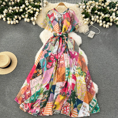 Evelyn - Elegantes Kleid mit Druck