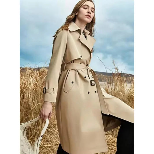 Serenity - lässiger Trenchcoat mit Gürtel