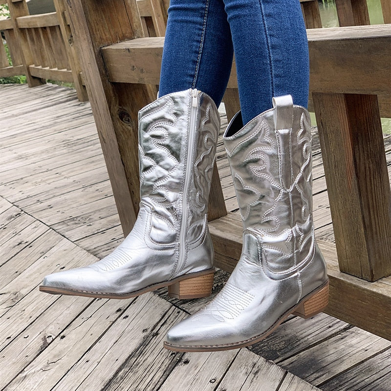 Daisy - Retro-Cowboy-Stiefel