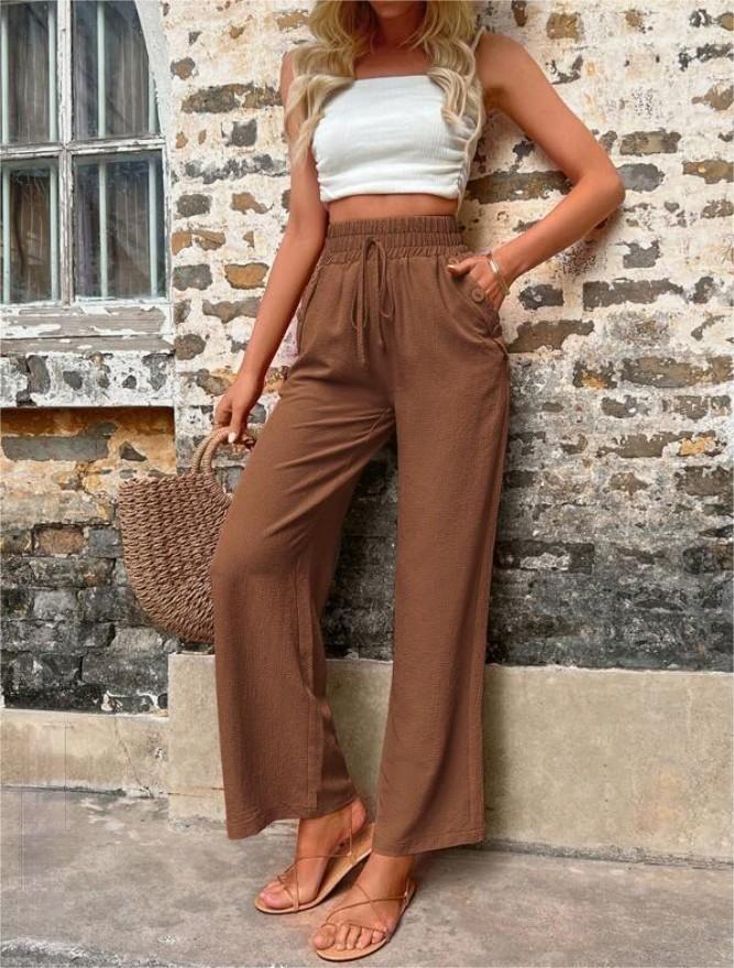 Élodie - Leinenhose mit hoher Taille