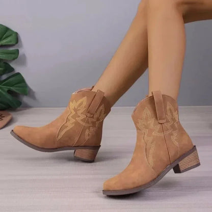 Cowboystiefel mit niedrigem Absatz - Altessa