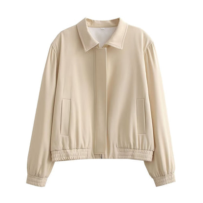 Adelyn - Lässige Jacke mit Kragen
