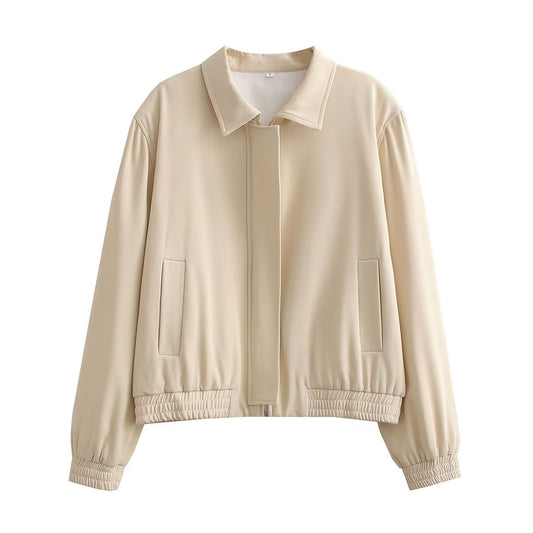 Adelyn - Lässige Jacke mit Kragen