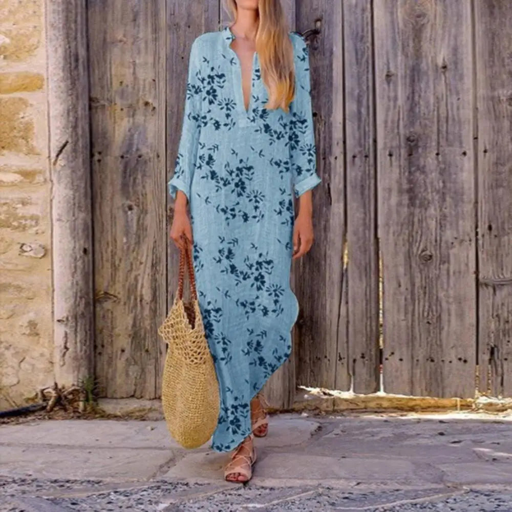 Clara - Kleid aus Baumwoll-Leinen