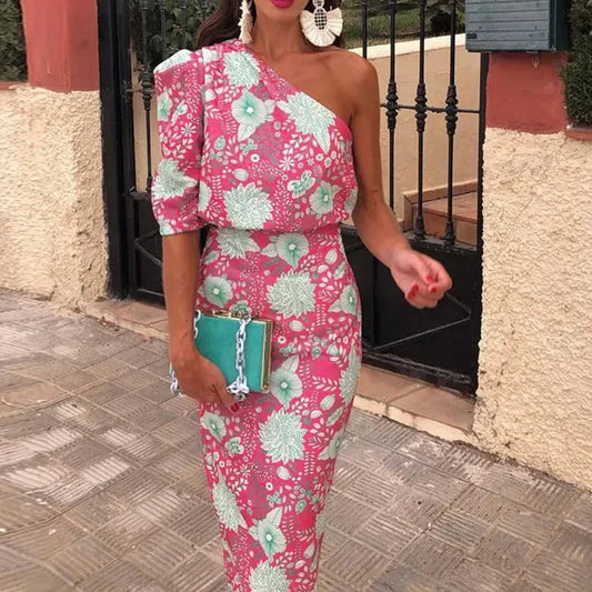 Oriana - Elegantes Maxikleid mit Druck