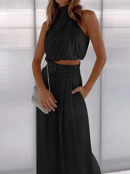 Stylisches Damen-Halfterneck-Kleid