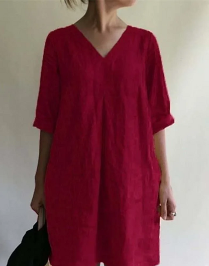Shanique - Kleid aus Lino-Baumwolle