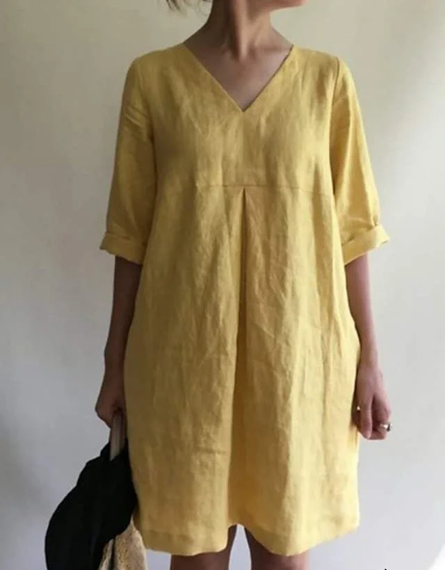 Shanique - Kleid aus Lino-Baumwolle