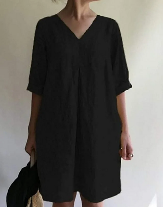 Shanique - Kleid aus Lino-Baumwolle