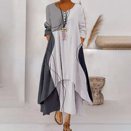 Shenna - Abstraktes Kleid
