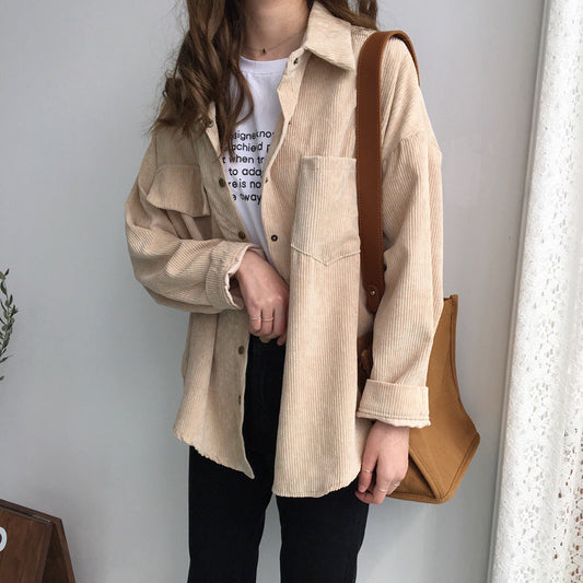 Langärmliges Hemd - Brusttaschen & Relaxed Fit