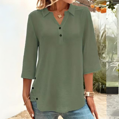 Sigrid - Lässige durchsichtige Bluse