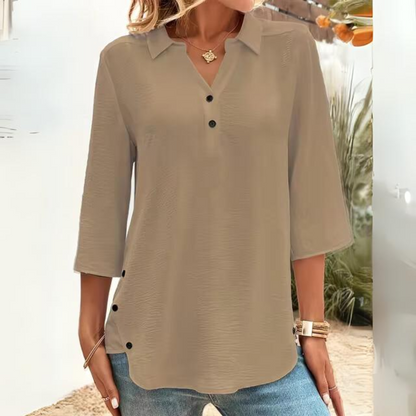 Sigrid - Lässige durchsichtige Bluse