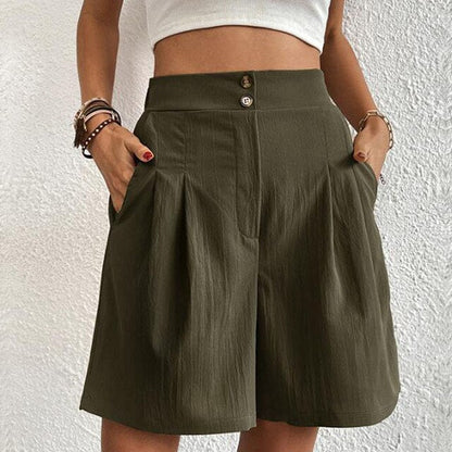 Sarina - Shorts mit doppelter Knopfleiste
