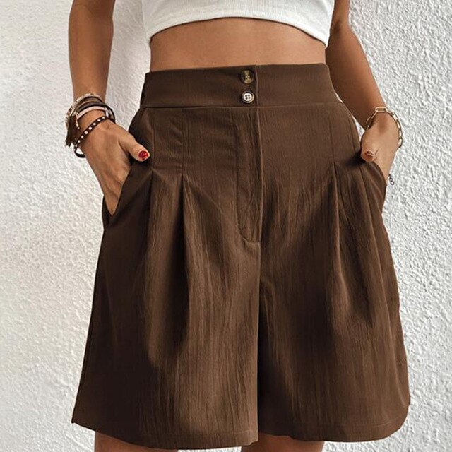 Sarina - Shorts mit doppelter Knopfleiste