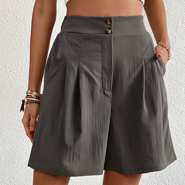 Sarina - Shorts mit doppelter Knopfleiste