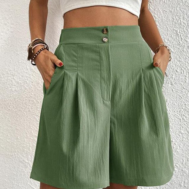 Sarina - Shorts mit doppelter Knopfleiste