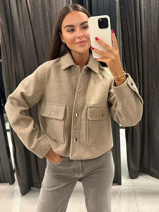 Pearl - Sommerjacke mit Umlegekragen