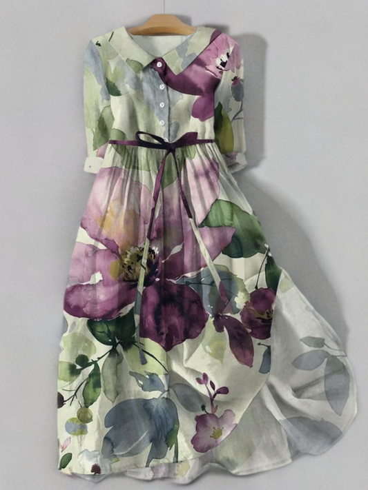 Chell - Geblümtes Spitzenkleid im Vintage-Stil