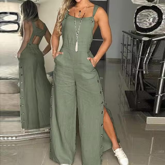 Sofia - Eleganter Jumpsuit mit Knöpfen