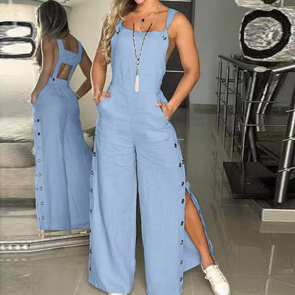 Sofia - Eleganter Jumpsuit mit Knöpfen