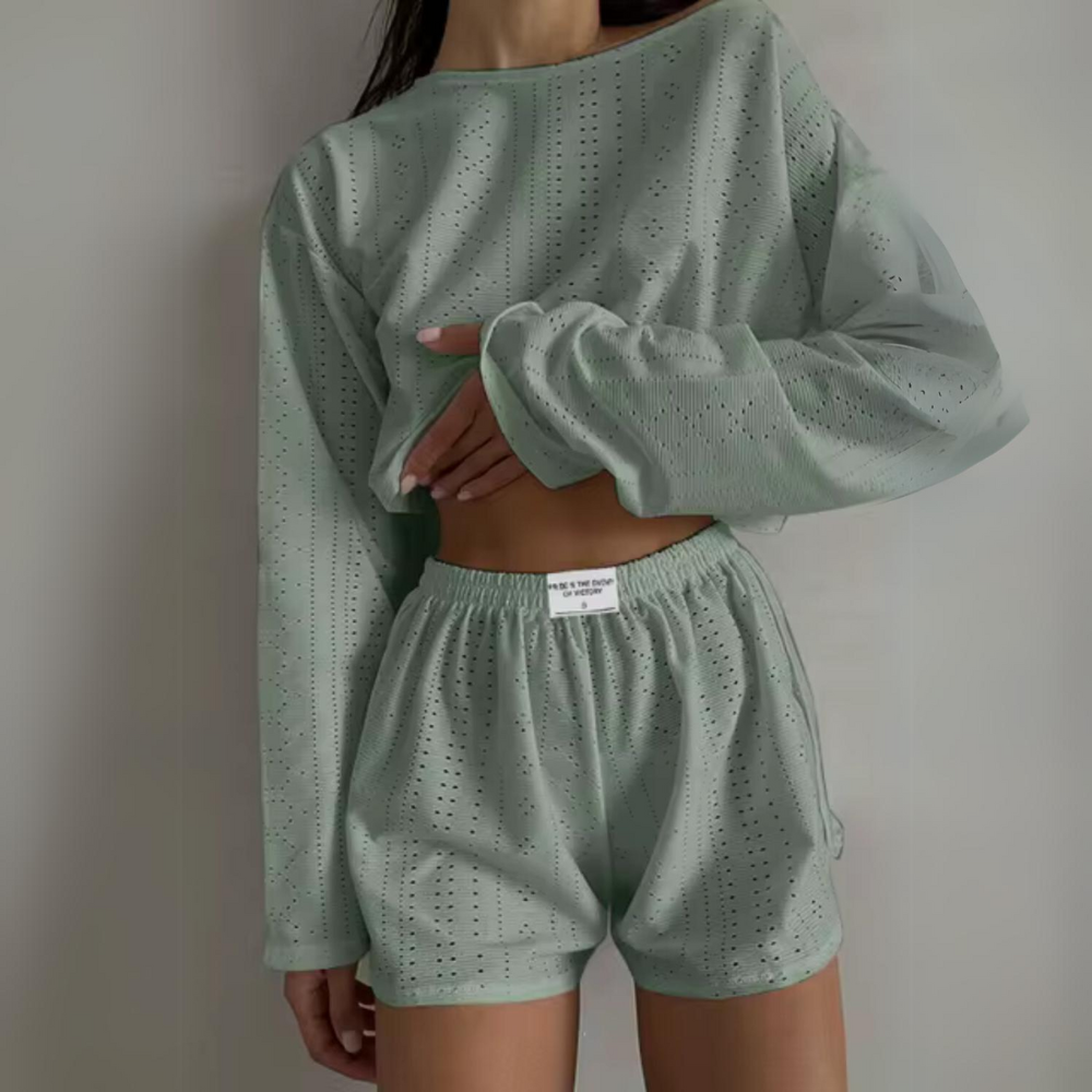 Sophronia – Frühlings-Pyjama-Loungewear
