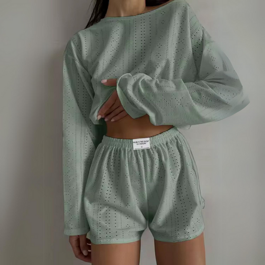 Sophronia – Frühlings-Pyjama-Loungewear