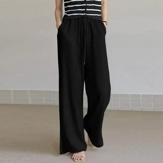 Élise - Lockere Hose aus Leinen