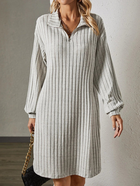 Celeste - Lässiges Strickkleid mit langen Ärmeln für Frauen