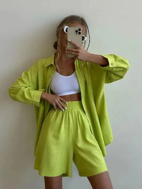 Damenset mit Bluse und Hose