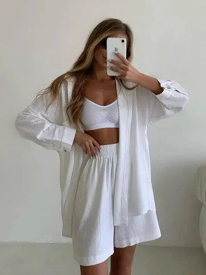 Damenset mit Bluse und Hose