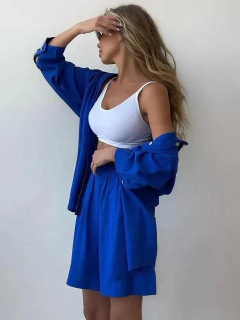 Damenset mit Bluse und Hose