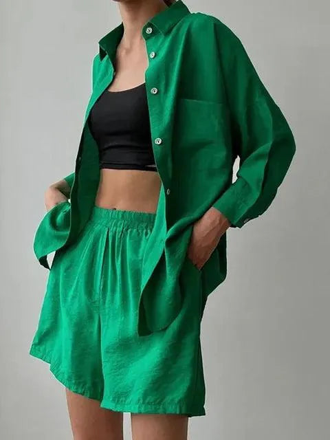 Damenset mit Bluse und Hose