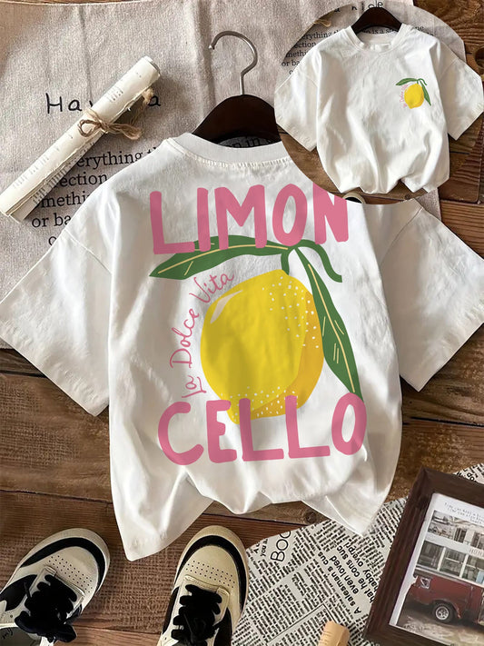 T-Shirt mit Grafikdruck - Rundhalsausschnitt & Baumwollmischung