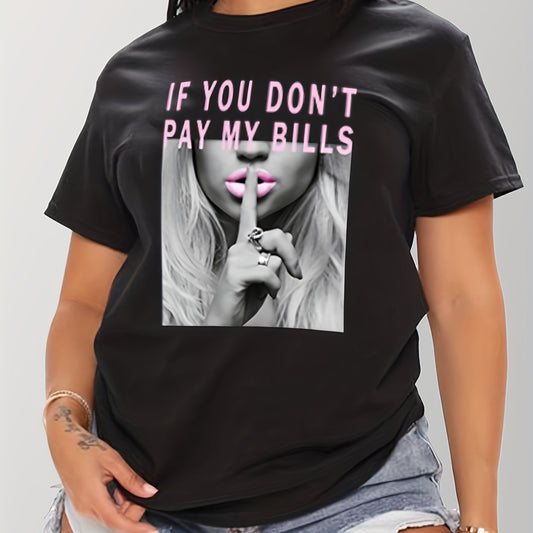 T-Shirt mit Druck - Kurze Ärmel & Rundhalsausschnitt