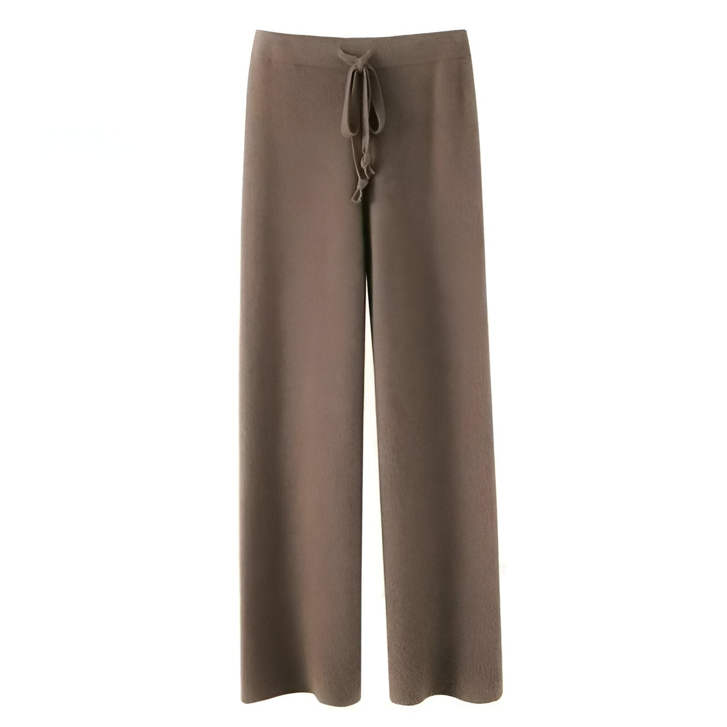 Malina | Kuschelige Wollstrickhose mit weitem Bein