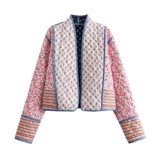 Wendewindjacke mit Boho-Print