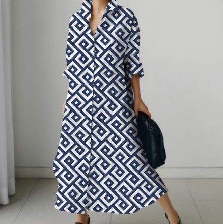 Lula - Bedrucktes Kleid für Frauen