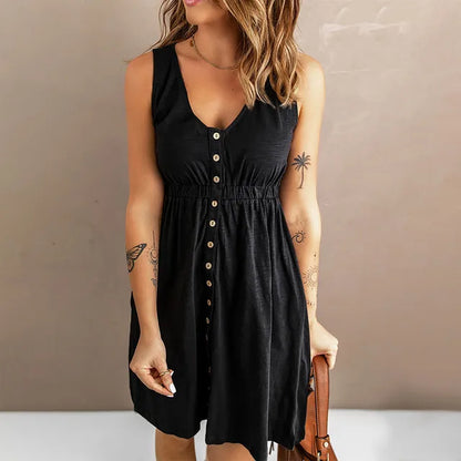 Tela - Elegantes Damen Knopfkleid